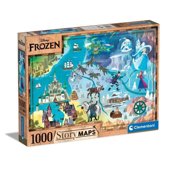 Compact Disney Maps Frozen