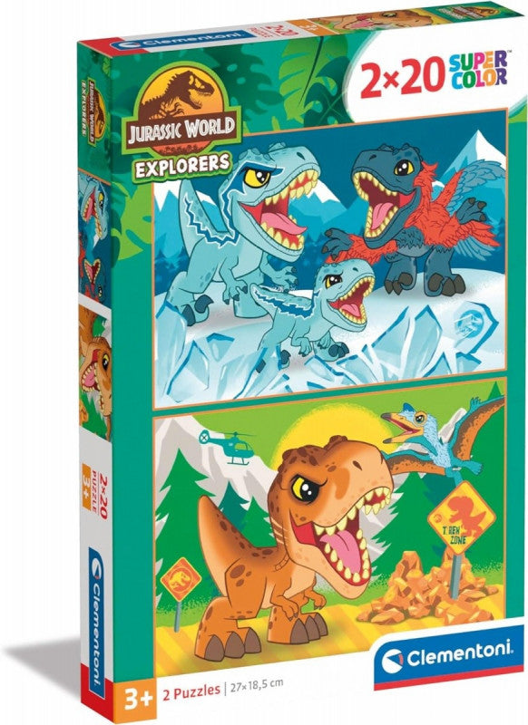 Puzzle 2x Super Kolor Jurassic World