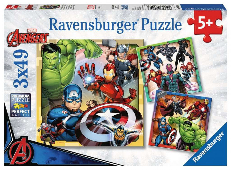Puzzle 3x Marvel Avengers