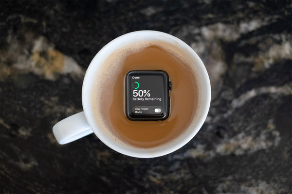 apple watch low power mode in coffee