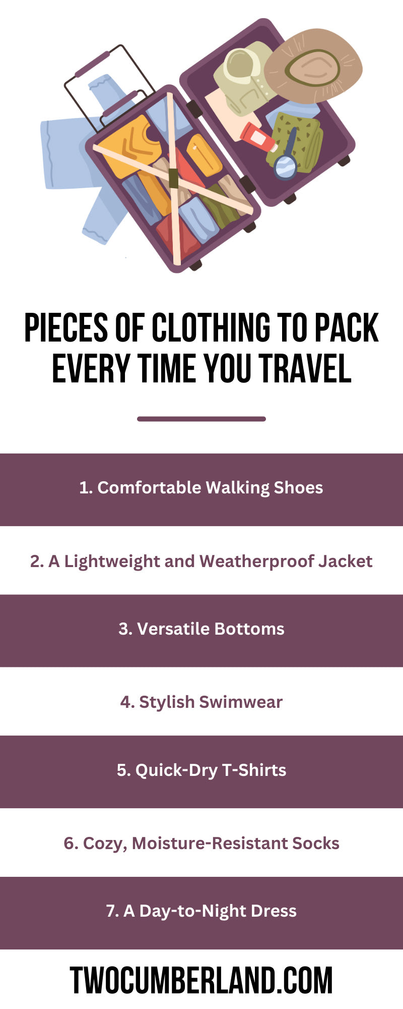 9 Pieces of Clothing To Pack Every Time You Travel