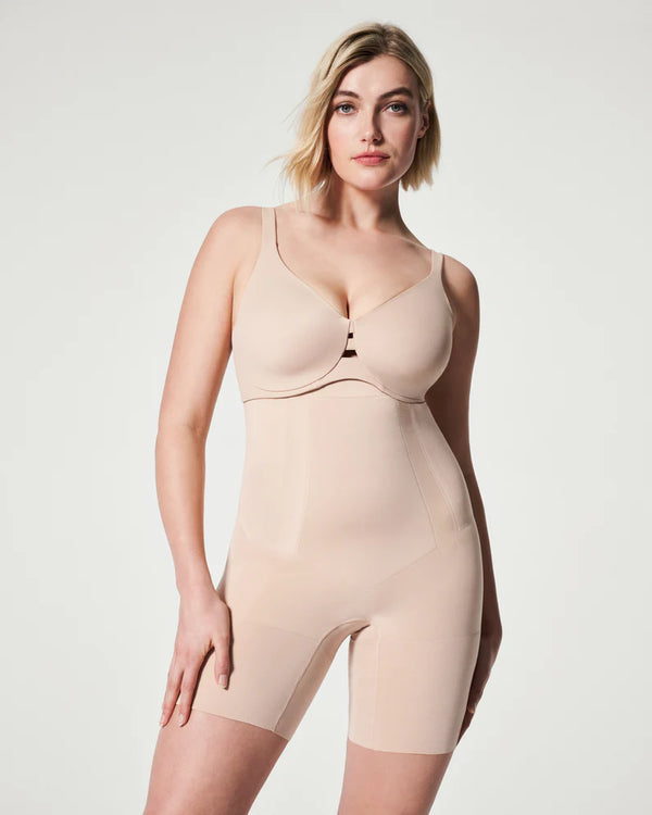 Spanx SUIT YOUR FANCY STRAPLESS CUPPED MID-TIGH BODYSUIT - Body