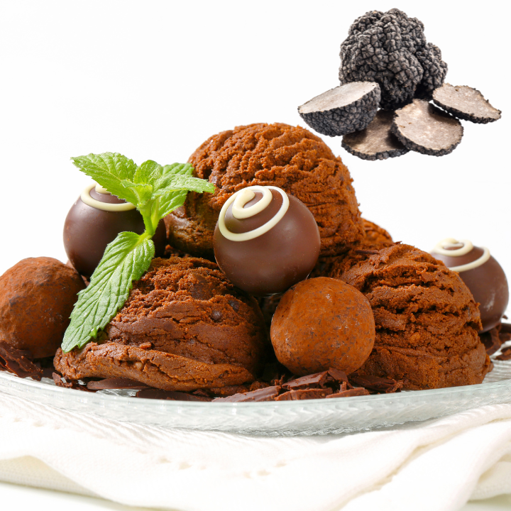 black truffle ice cream