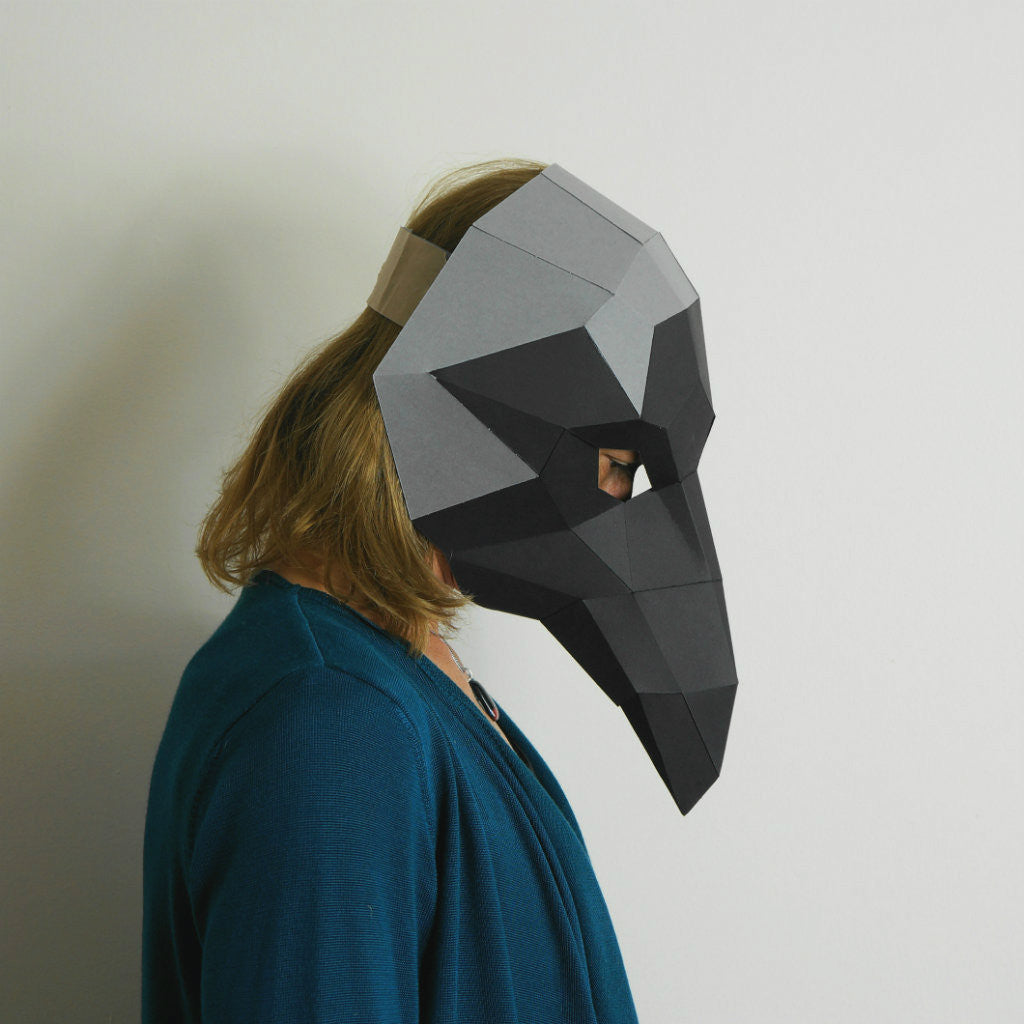 Crow Trophy Mask - Wintercroft