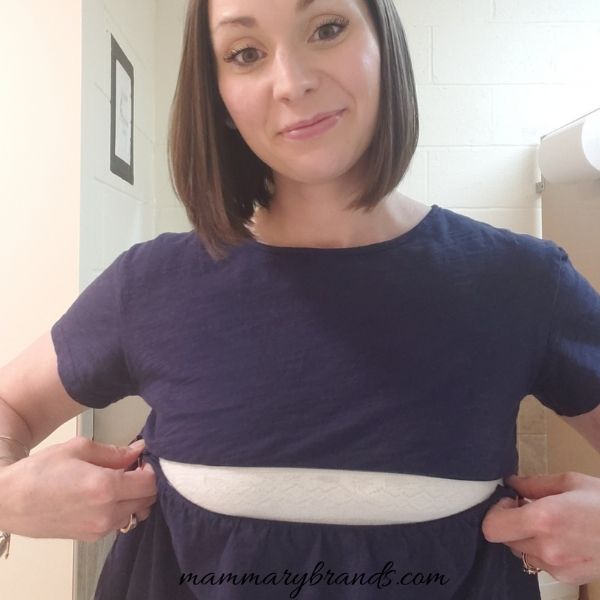 A review of Nursing Queen's ruffle nursing tee