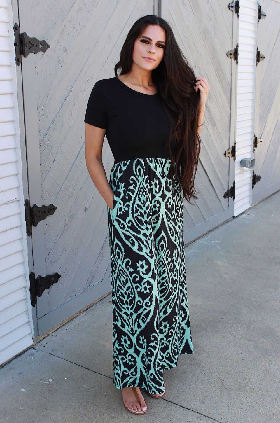 nursing maxi dress