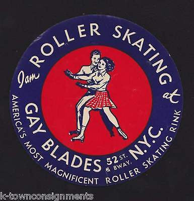 vintage gay men roller skates