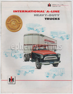 International Harvester Construction Trucks Vintage Graphic Advertising Brochure