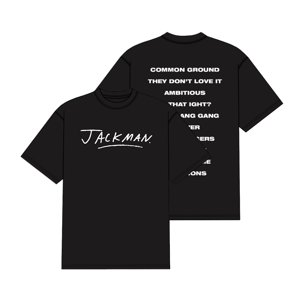 Jackman. Tracklist Tee – Warner Music Australia Store