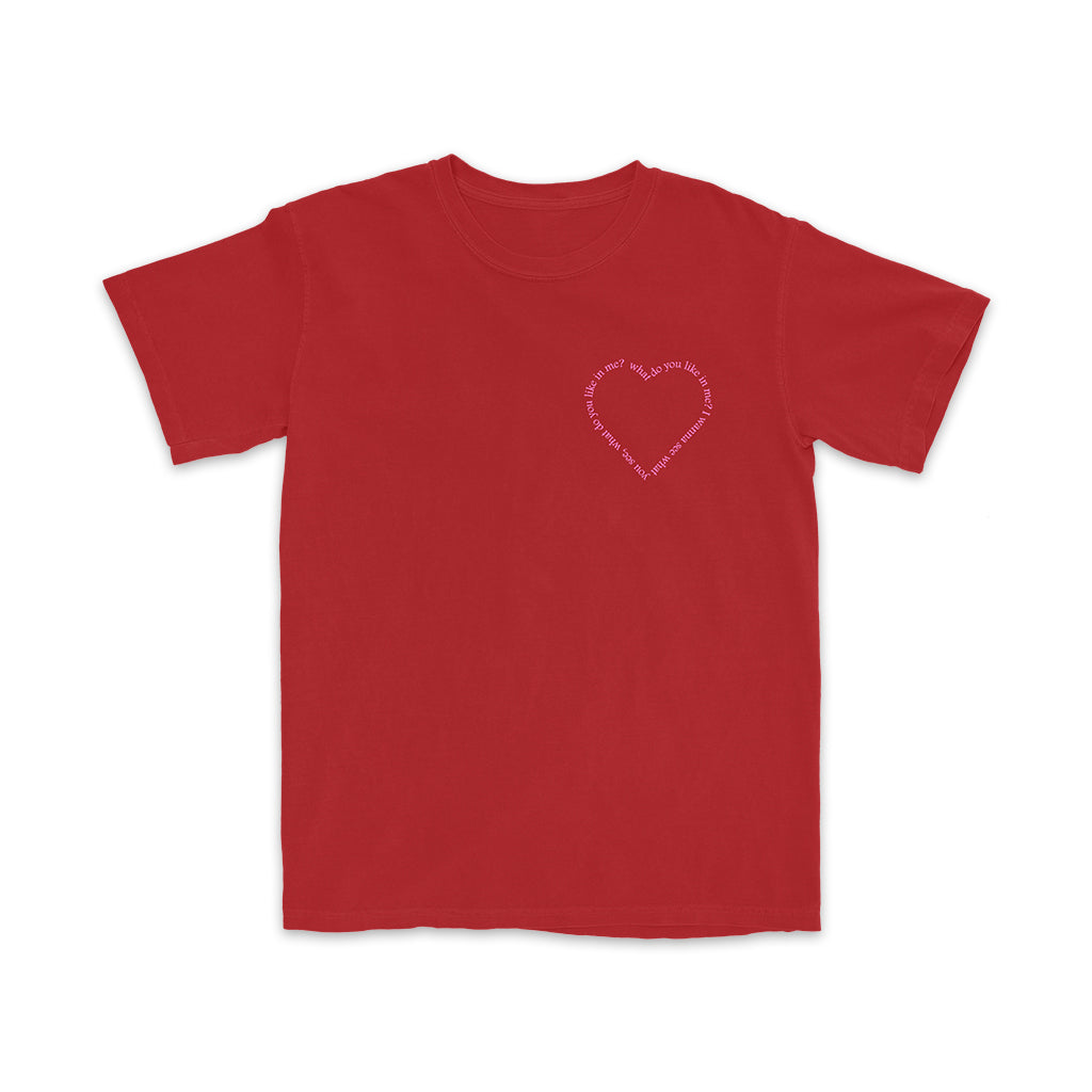 Heart Pocket Red T-Shirt – Warner Music Australia Store