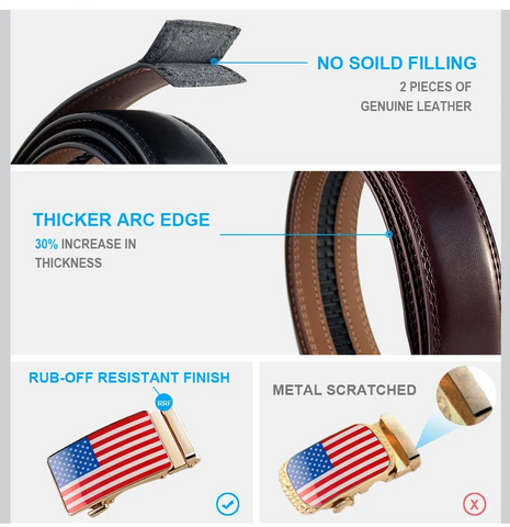 Patriot Series Leather Nylon Belt