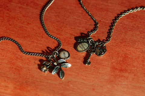 Charm Necklaces from Elements by Jill Schwarts