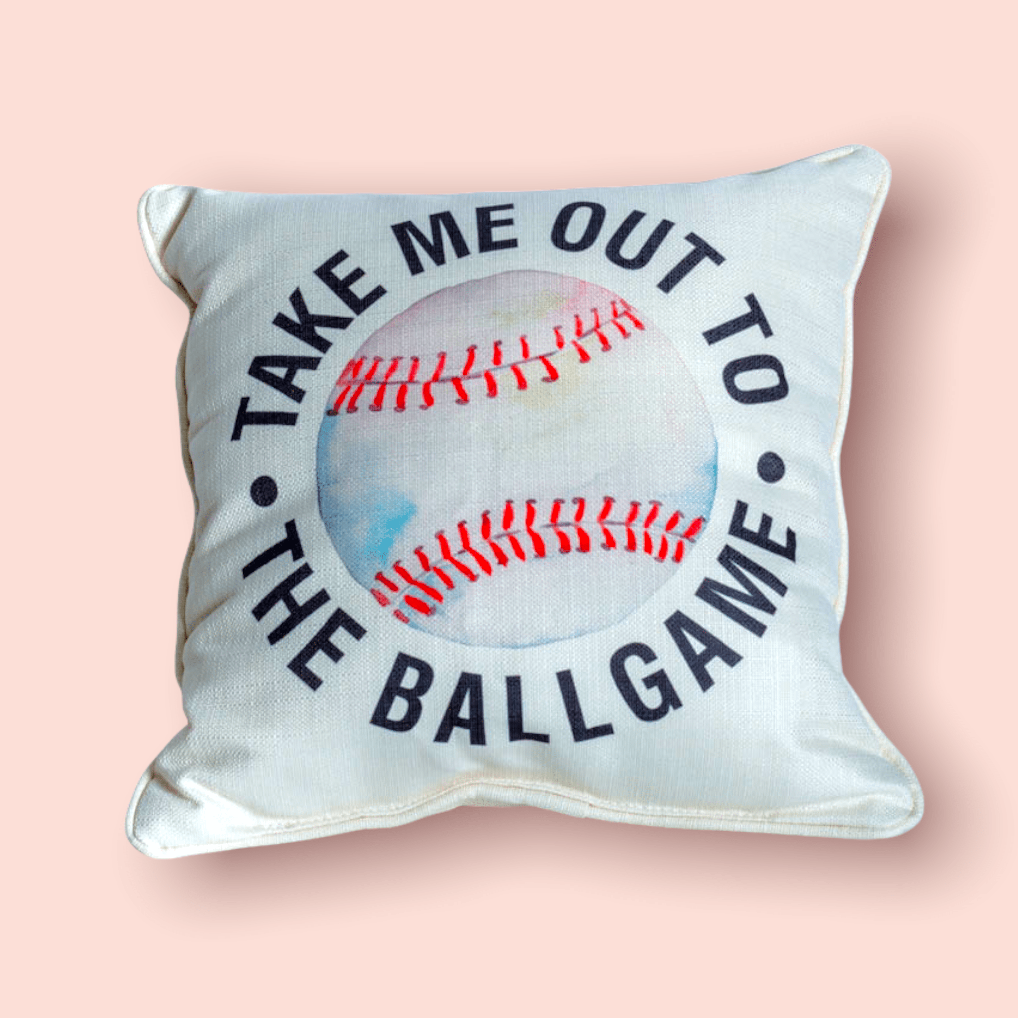 Take Me Out to the Ballgame Pillow