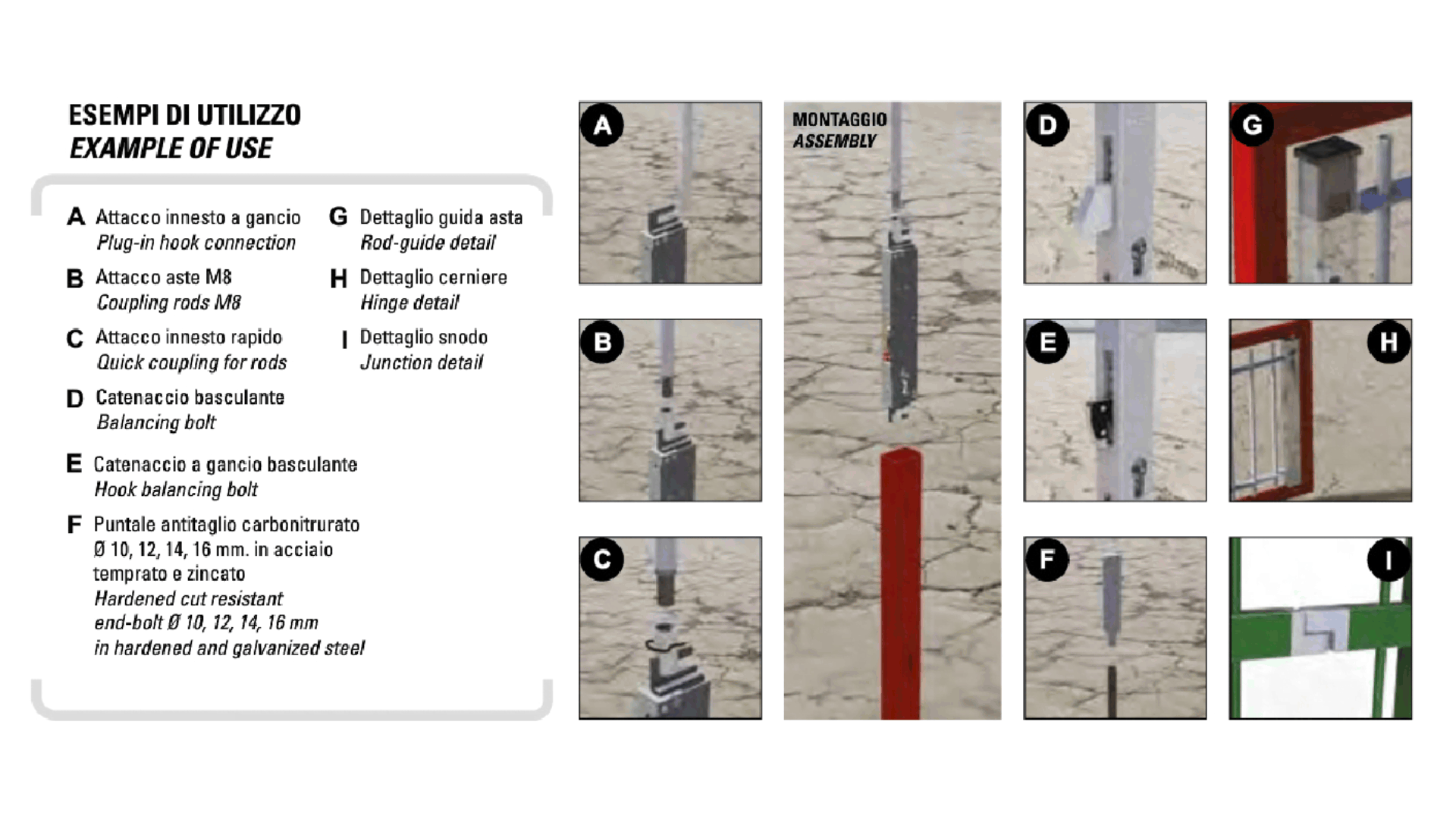 immagine esempio kit di montaggio serrature serie hercules Securemme