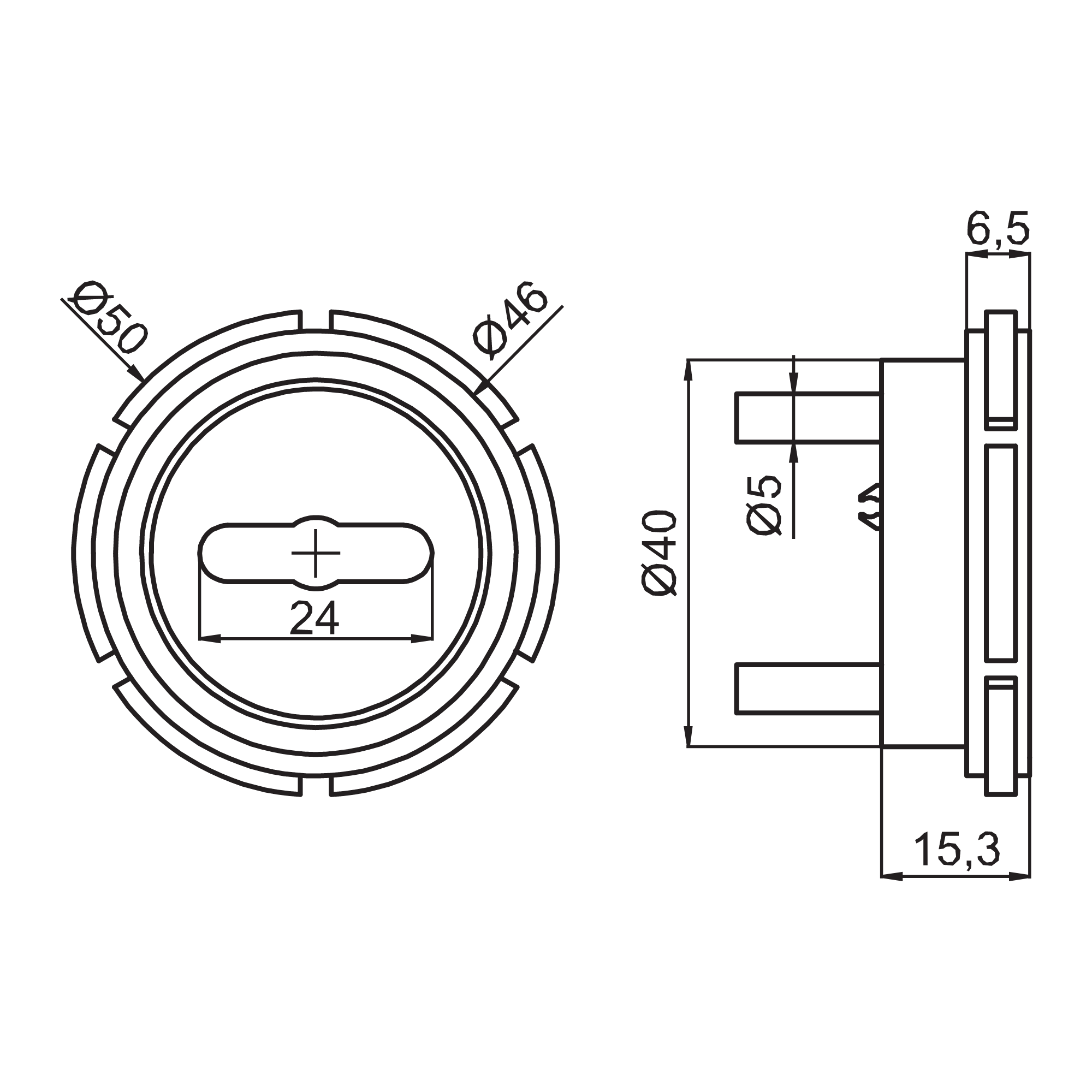 Scheda Tecnica Inserto concavo a doppia mappa serie 4001