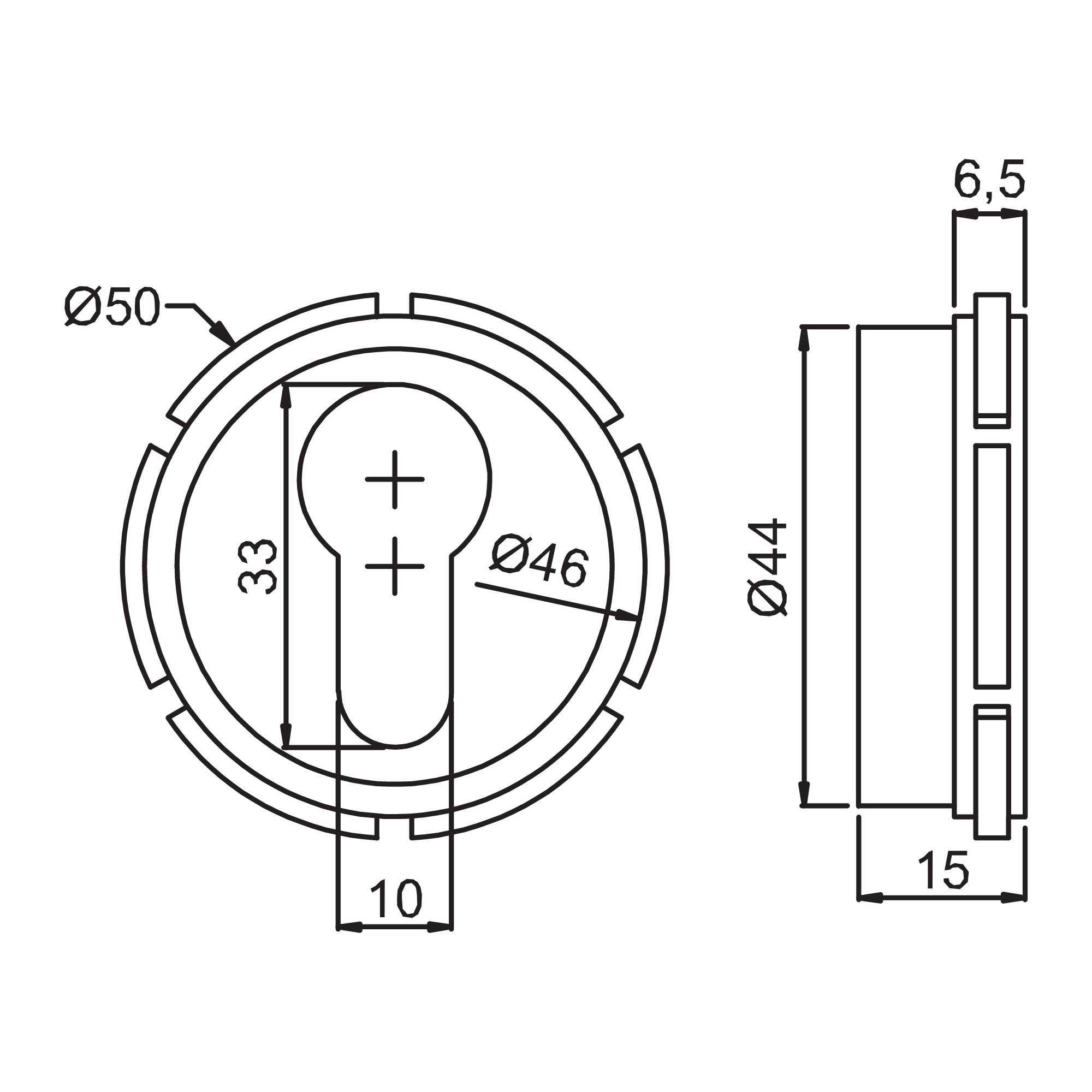 Scheda Tecnica Inserto concavo cilindro serie 4011