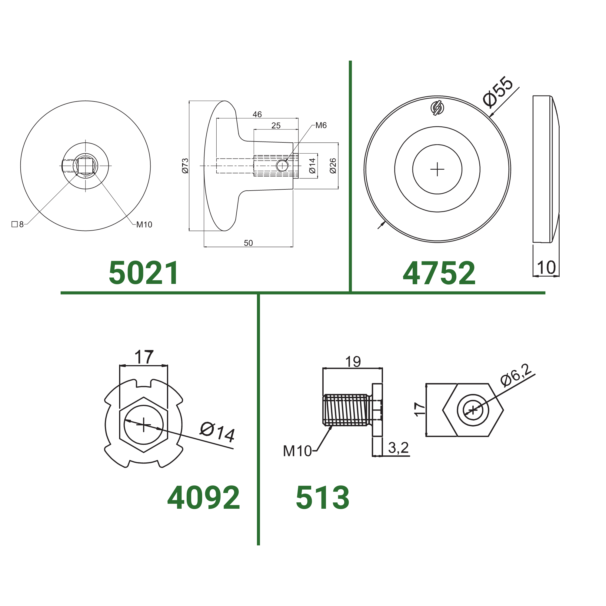 Scheda Tecnica Kit POMOLO ROMA serie 5021