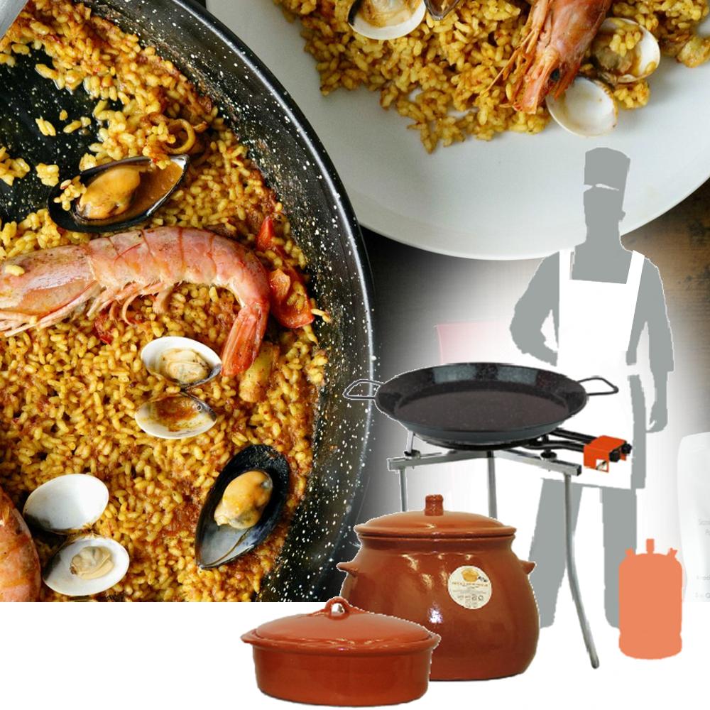 Paella pans and accessories