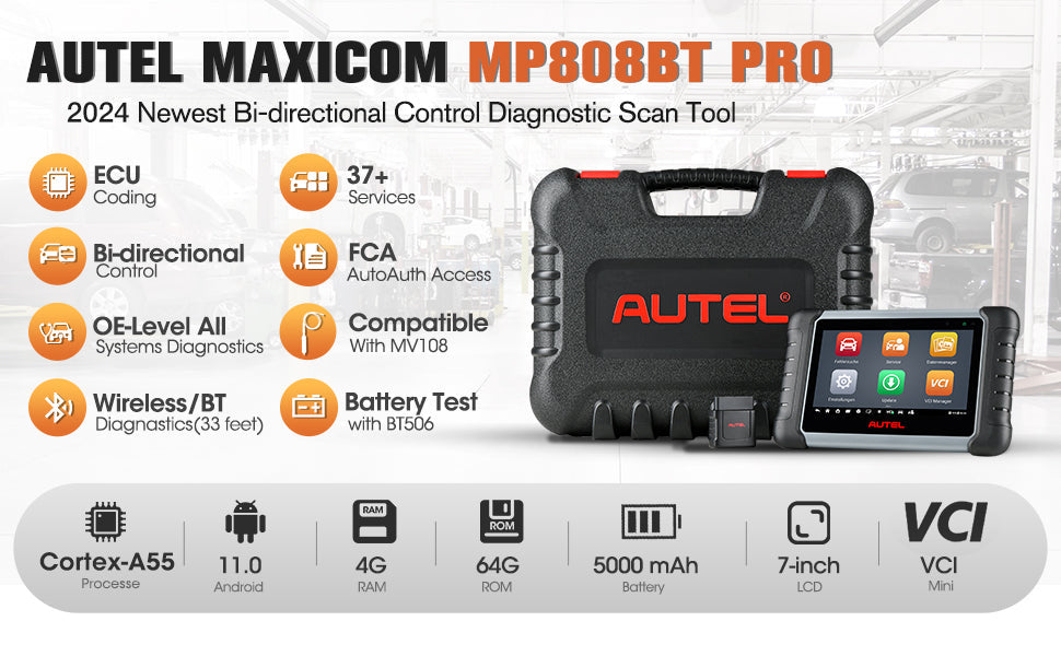Autel MaxiPRO MP808BT PRO Scanner