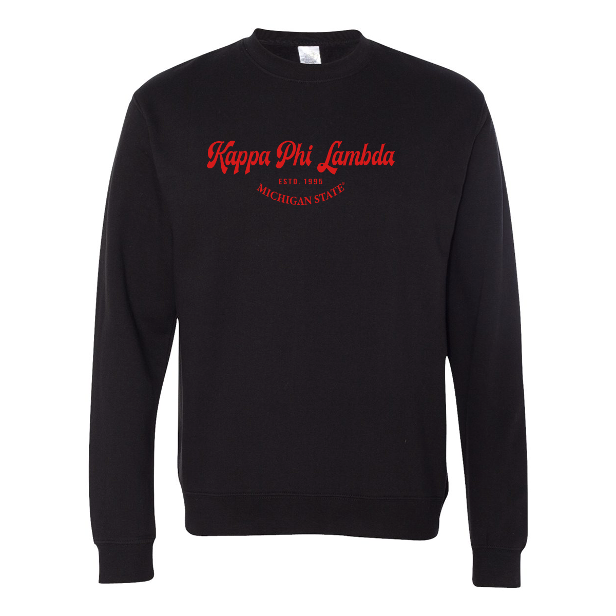 #Kappa Phi Lambda Crewneck Sweatshirt, Elegant Print Design