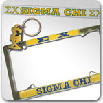 Sigma Chi Fraternity gifts and accessories Custom Greek merchandise Greek gifts 