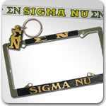 Sigma Nu Fraternity accessories and Greek gifts