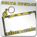 Delta Upsilon Fraternity accessories and Greek gifts