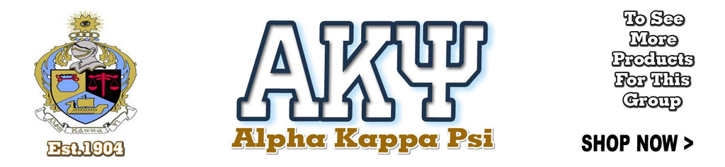 Alpha Kappa Psi Fraternity merchandise Custom Greek shirts