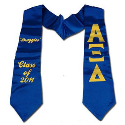 greek sorority fraternity graduation stole somethinggreek custom merchandise