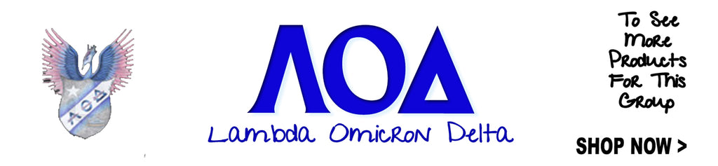 Lambda Omicron Delta Sorority clothing and Greek merchandise