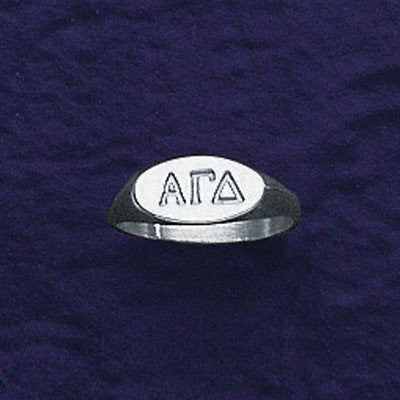 greek sorority alpha gamma delta ring somethinggreek
