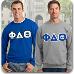 phi delta theta fraternity greek gear pack letter shirts hoodie combo sweatpants sweats long sleeve shirts embroidery custom printed