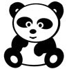 Panda Bear design Greek mascot custom Greek merchandise