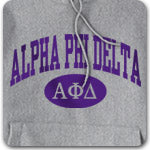 Alpha Phi Delta Fraternity printed apparel and custom printed Greek merchandise