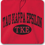 Tau Kappa Epsilon Fraternity custom printed Greek apparel