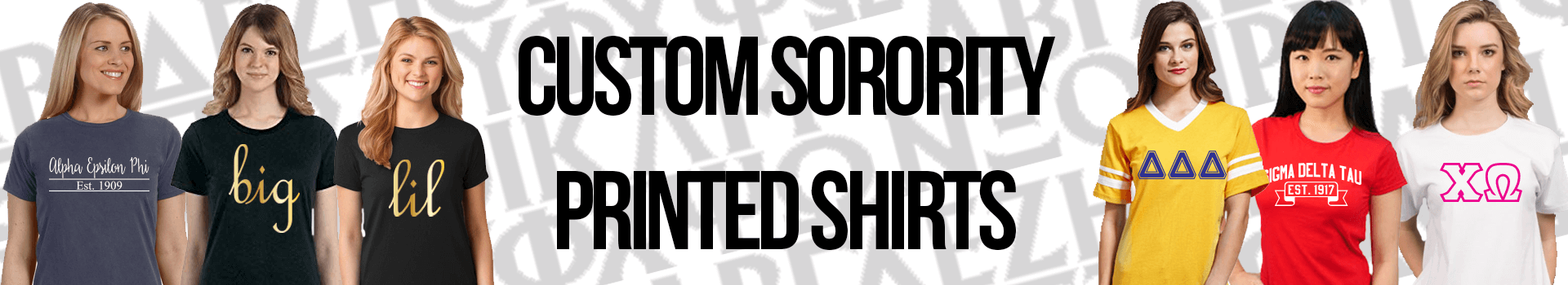 Custom Sorority Printed Shirts