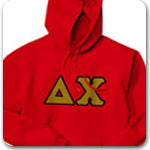 Delta Chi Fraternity letter clothing and Greek merchandise