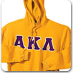 Alpha Kappa Lambda Fraternity letter custom Greek gear