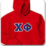 Chi Phi Fraternity letter apparel and custom Greek merchandise