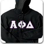 Alpha Phi Delta Fraternity letter apparel and Custom Greek Gear