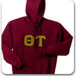 Theta Tau Fraternity letters on Custom Greek merchandise