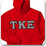 Tau Kappa Epsilon Fraternity letters on Greek merchandise
