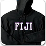 Phi Gamma Delta FIJI Fraternity letter Greek apparel Greek hoodies Greek jackets