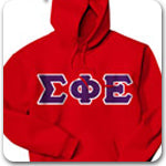 Sigma Phi Epsilon Fraternity lettered Greek clothing