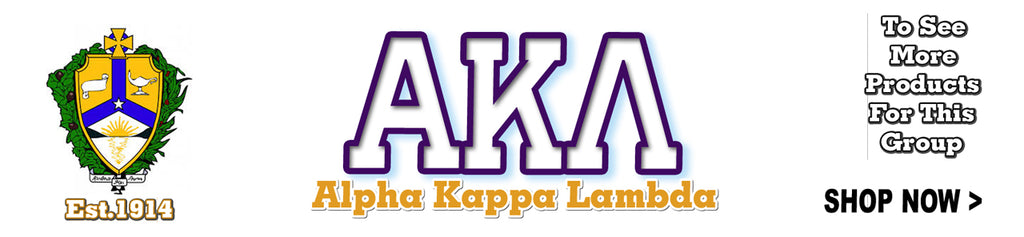 Alpha Kappa Lambda Fraternity clothing and Custom Greek merchandise