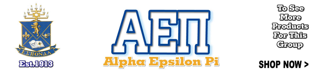 Alpha Epsilon Pi Fraternity clothing and Custom Greek merchandise