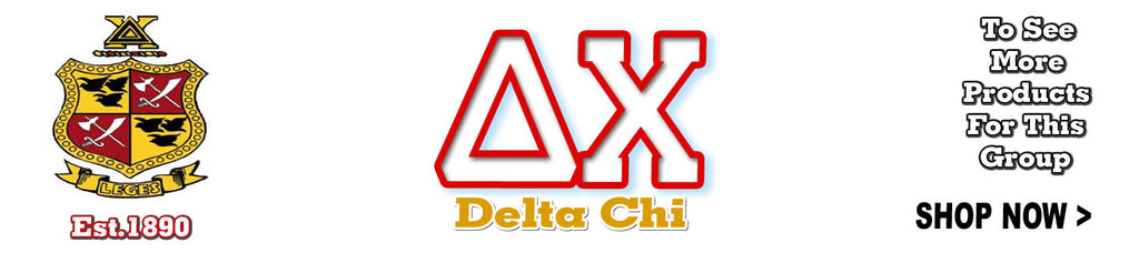 Delta Chi Fraternity clothing and Custom Greek merchandise
