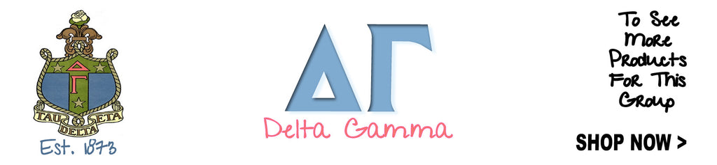 Delta Gamma Sorority clothing and Custom Greek merchandise