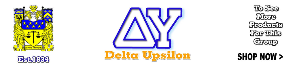 Delta Upsilon Fraternity clothing and Custom Greek Gear
