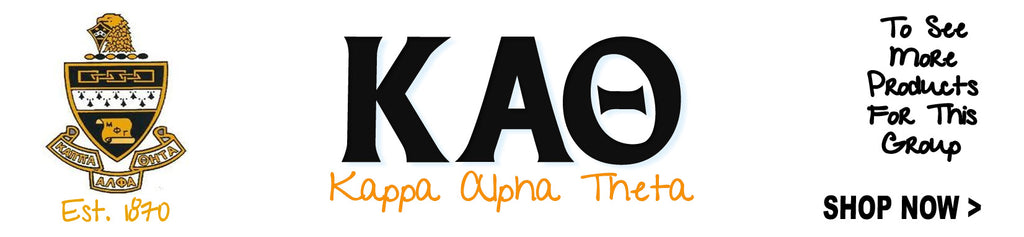 Kappa Alpha Theta Fraternity clothing and Custom Greek merchandise